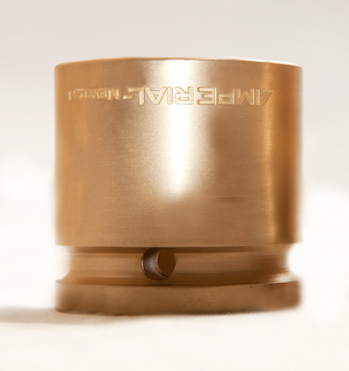 1-1/2" x 75 mm, 6-point impact-socket, standard , natural finish